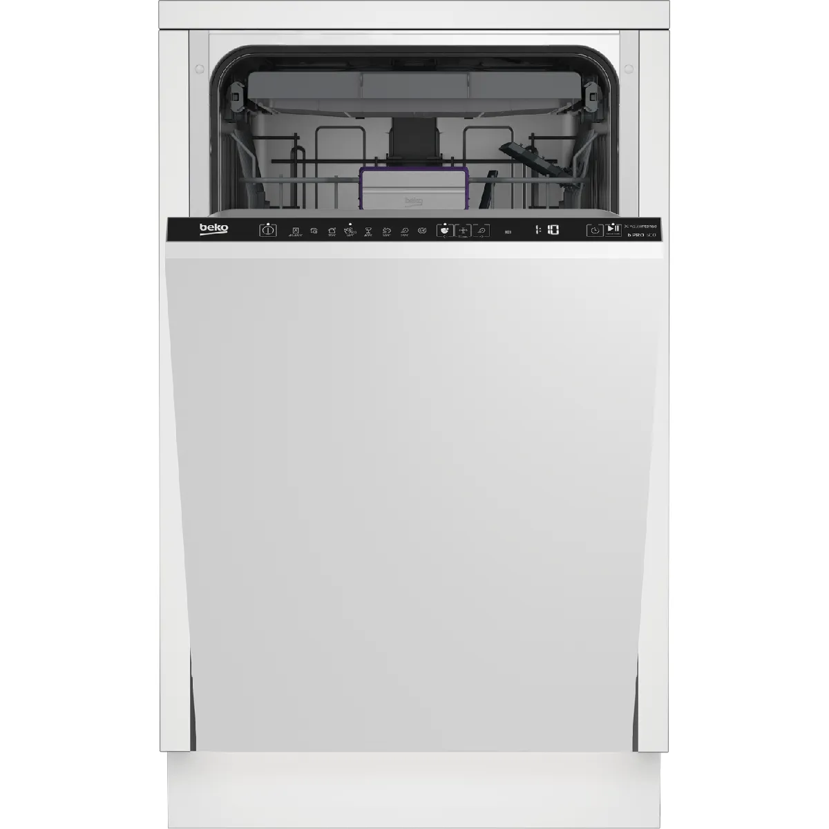 Lave-Vaisselle Beko BDIS38042Q – 45 cm, 10 Couverts, 41 dB, Entièrement Intégré - vue 3