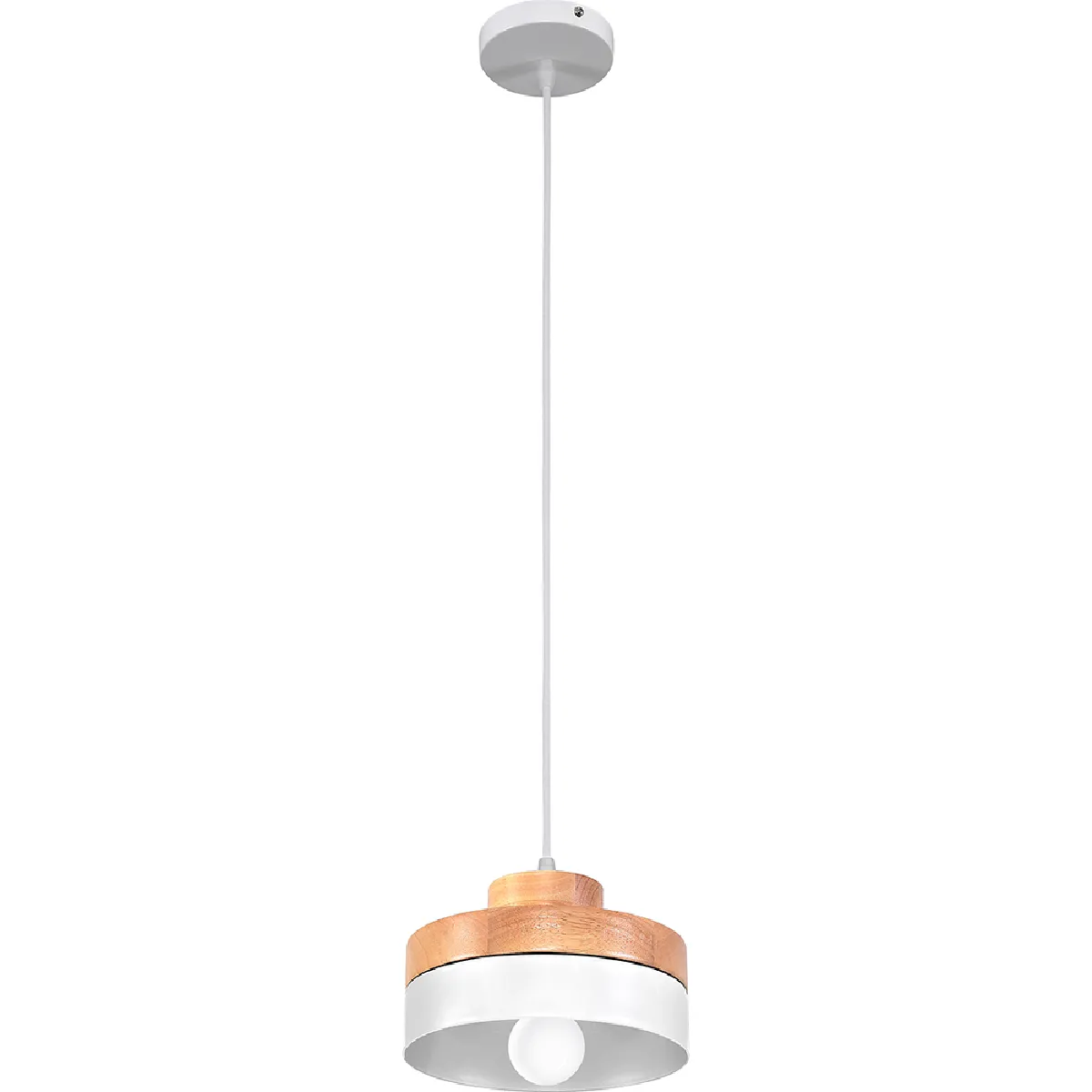 Lampe de plafond - Lampe suspendue de style scandinave - Eigil Blanc