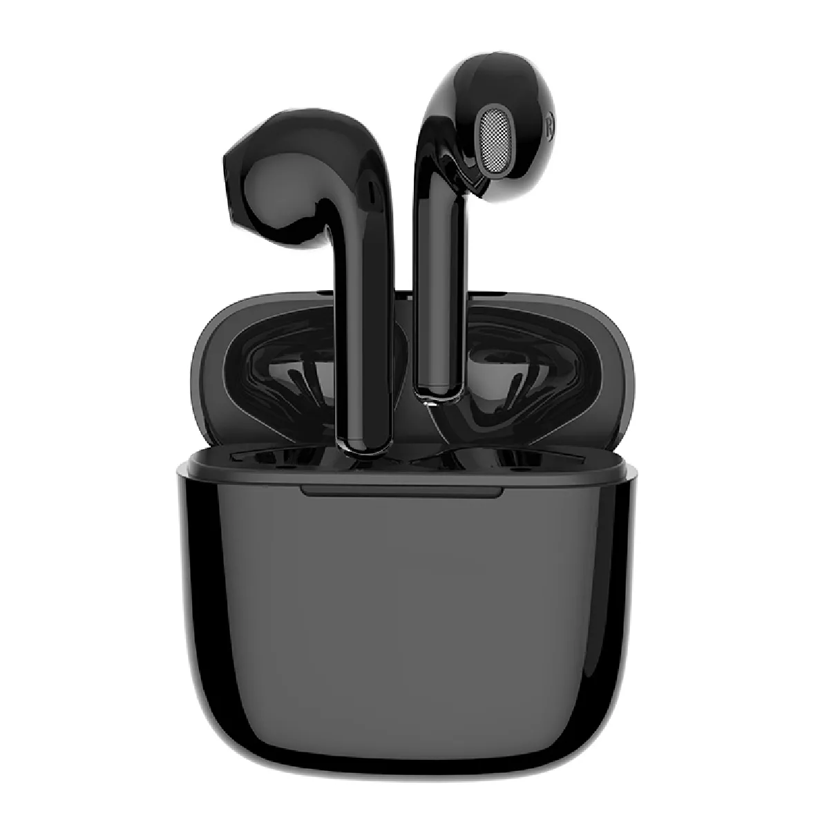 Ecouteurs Bluetooth Sans Fil Sport Avec Boitier De Charge Noir