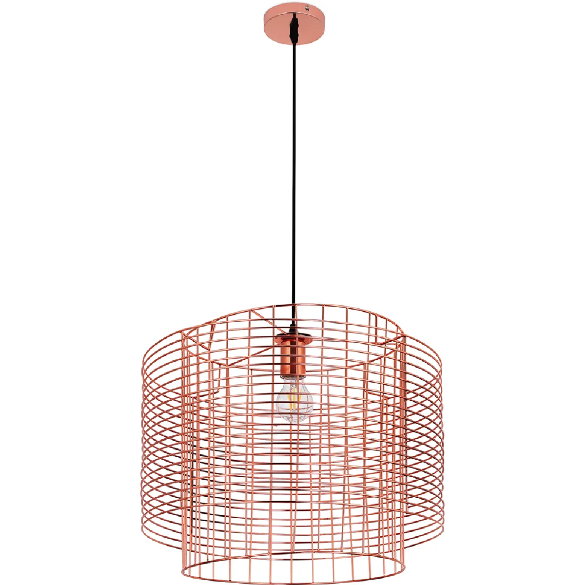 Lampe de plafond rétro - Lampe suspendue design - Lars Rose Or Lampe de plafond rétro - Lampe suspendue design - Lars Rose Or