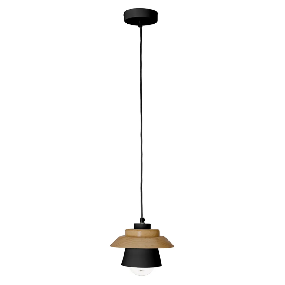 Lampe de plafond - Lampe suspendue de style scandinave - Gerd Noir Lampe de plafond - Lampe suspendue de style scandinave - Gerd Noir