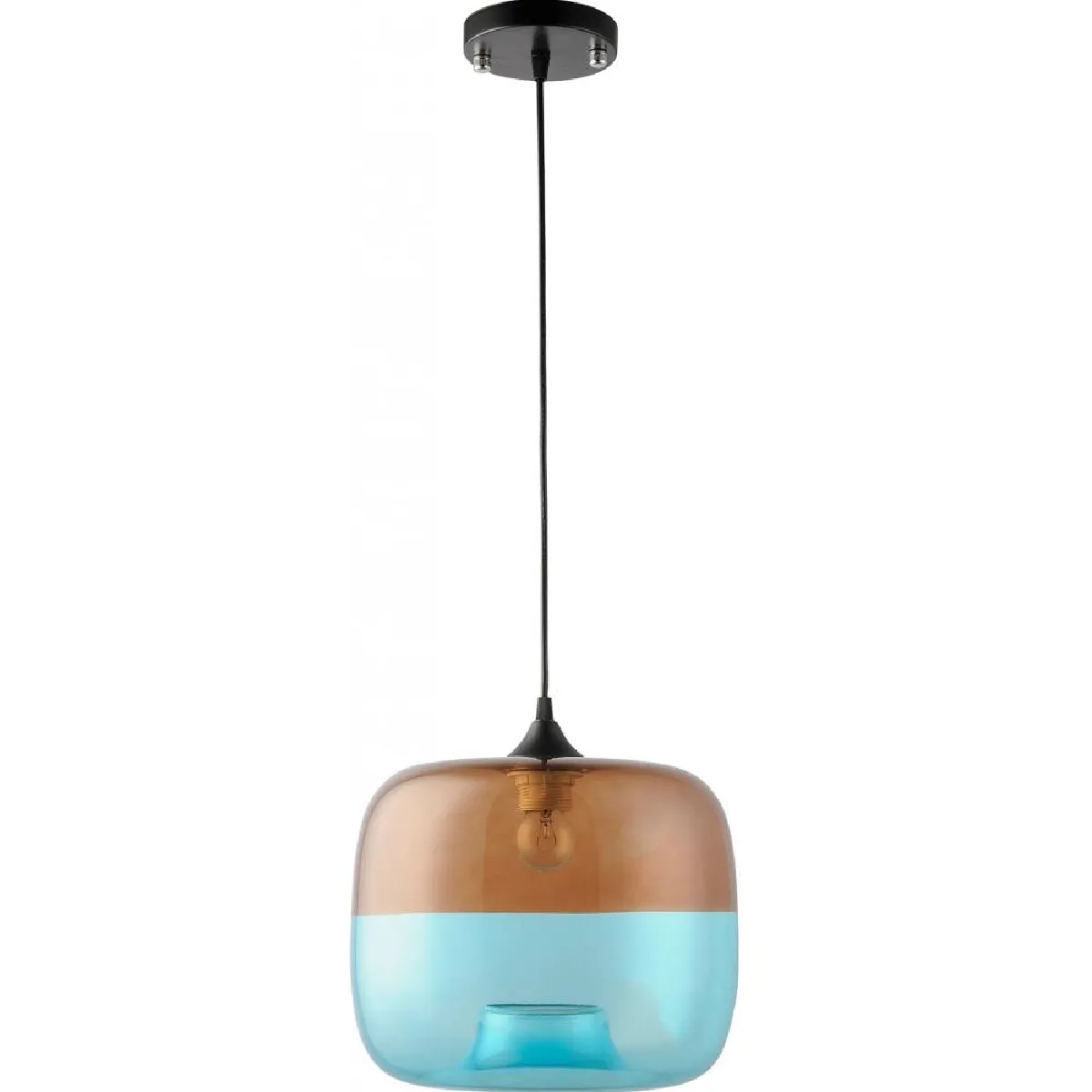 Lampe de plafond en cristal - Lampe suspendue bleue - Bluey Bleu Lampe de plafond en cristal - Lampe suspendue bleue - Bluey Bleu