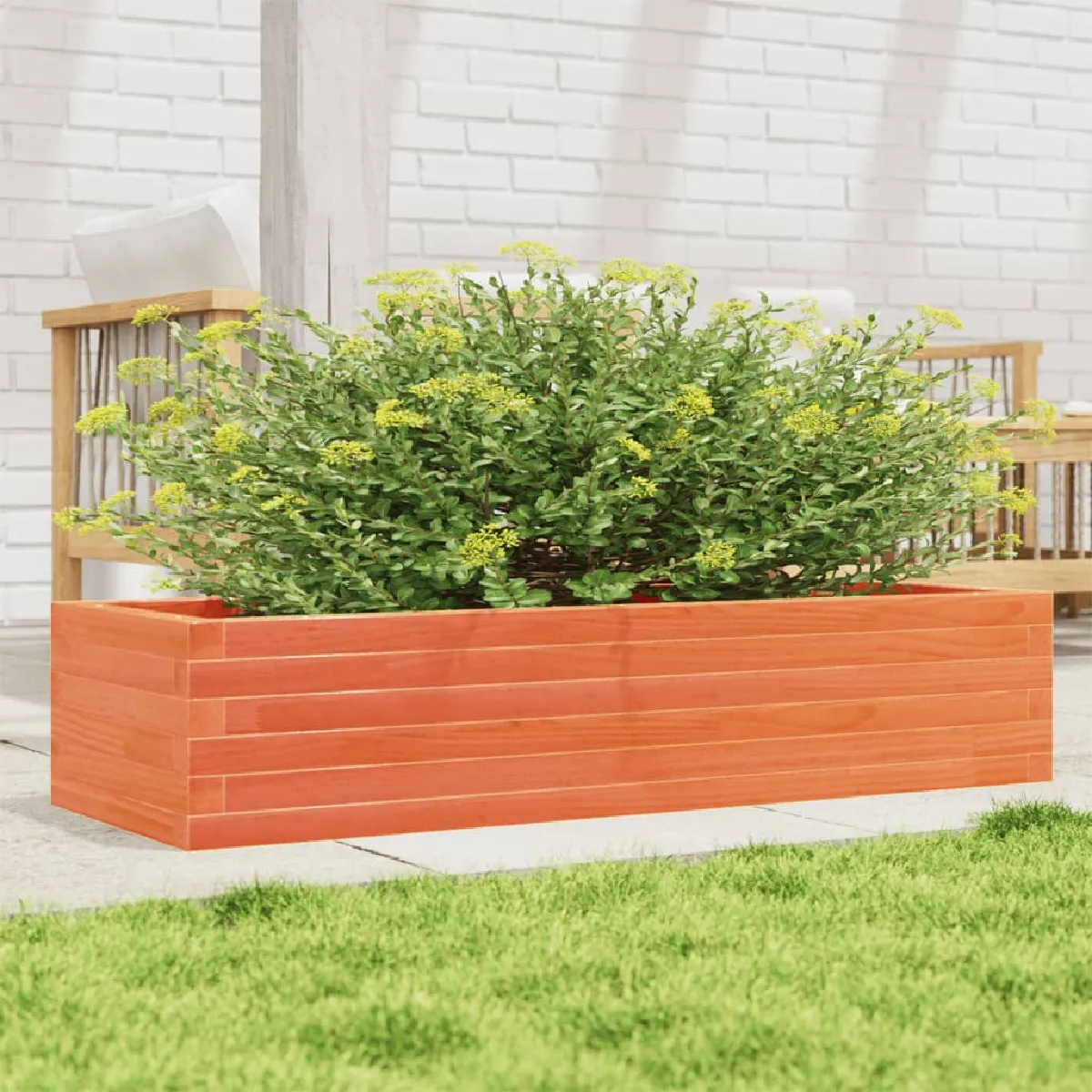 vidaXL Jardinière 110x40x23 cm Cire