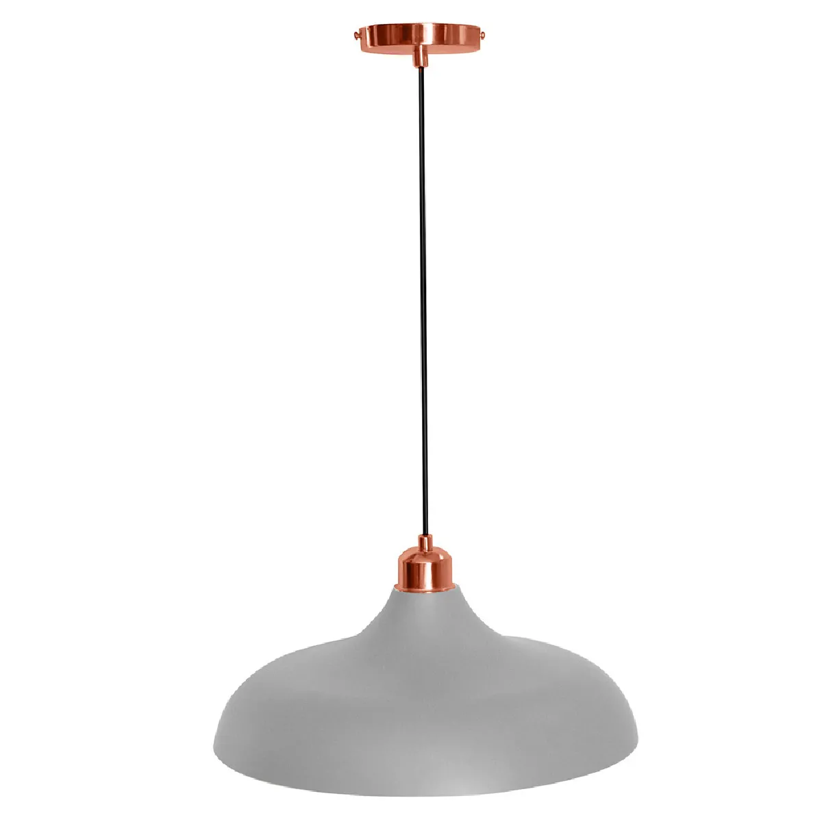 Lampe de plafond design - Lampe suspendue en métal - Enar Gris Lampe de plafond design - Lampe suspendue en métal - Enar Gris