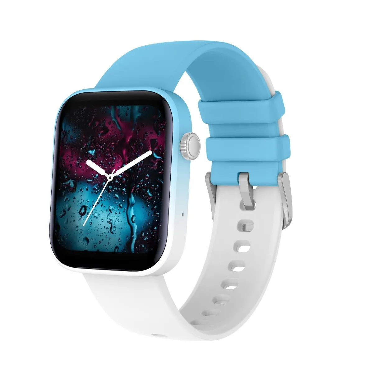 Yonis Bleu Montre Connectée Avec Suivi Cardiaque - 1,8 Pouces