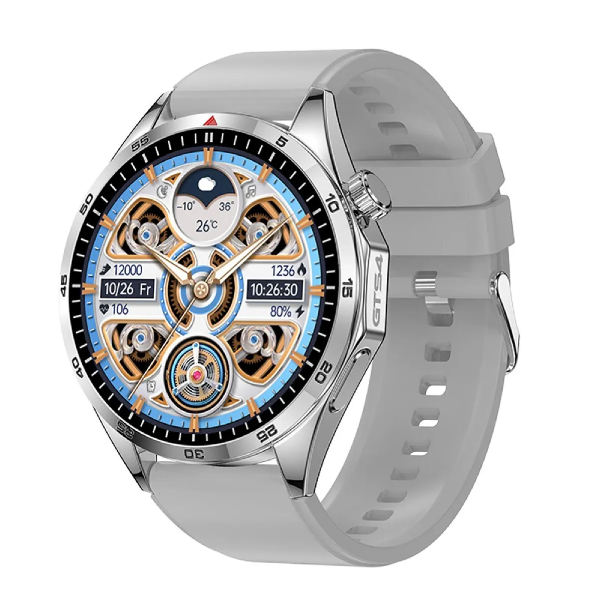 YONIS - Montre Connectée - 1.5 Pouces - Bluetooth - Argent - Image 2