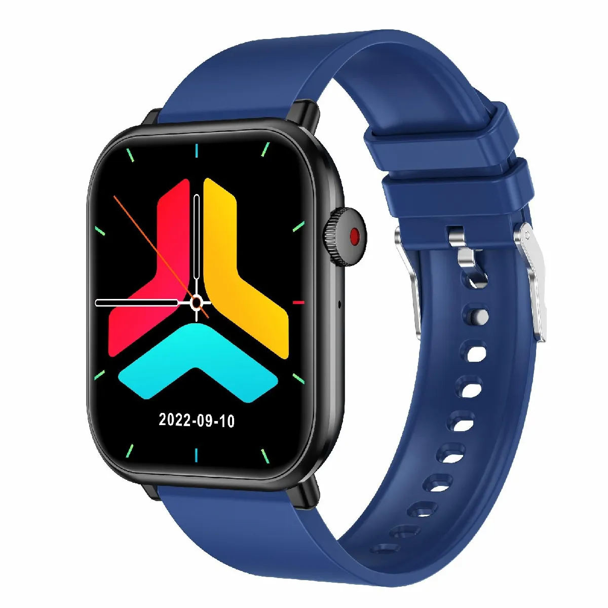 Yonis Bleu Montre Connectée Bluetooth - 1,96 Pouces