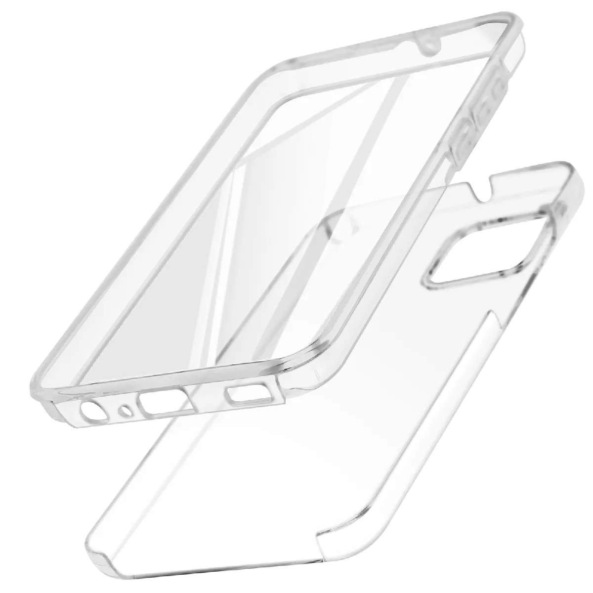 Avizar Coque Intégrale Pour Samsung Galaxy A04e Transparent