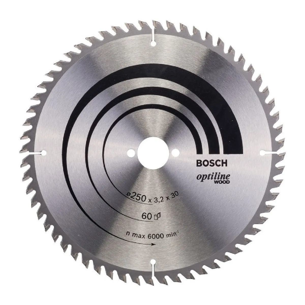 BOSCH Optiline Wood Ø 250 mm 60 dents - vue 6