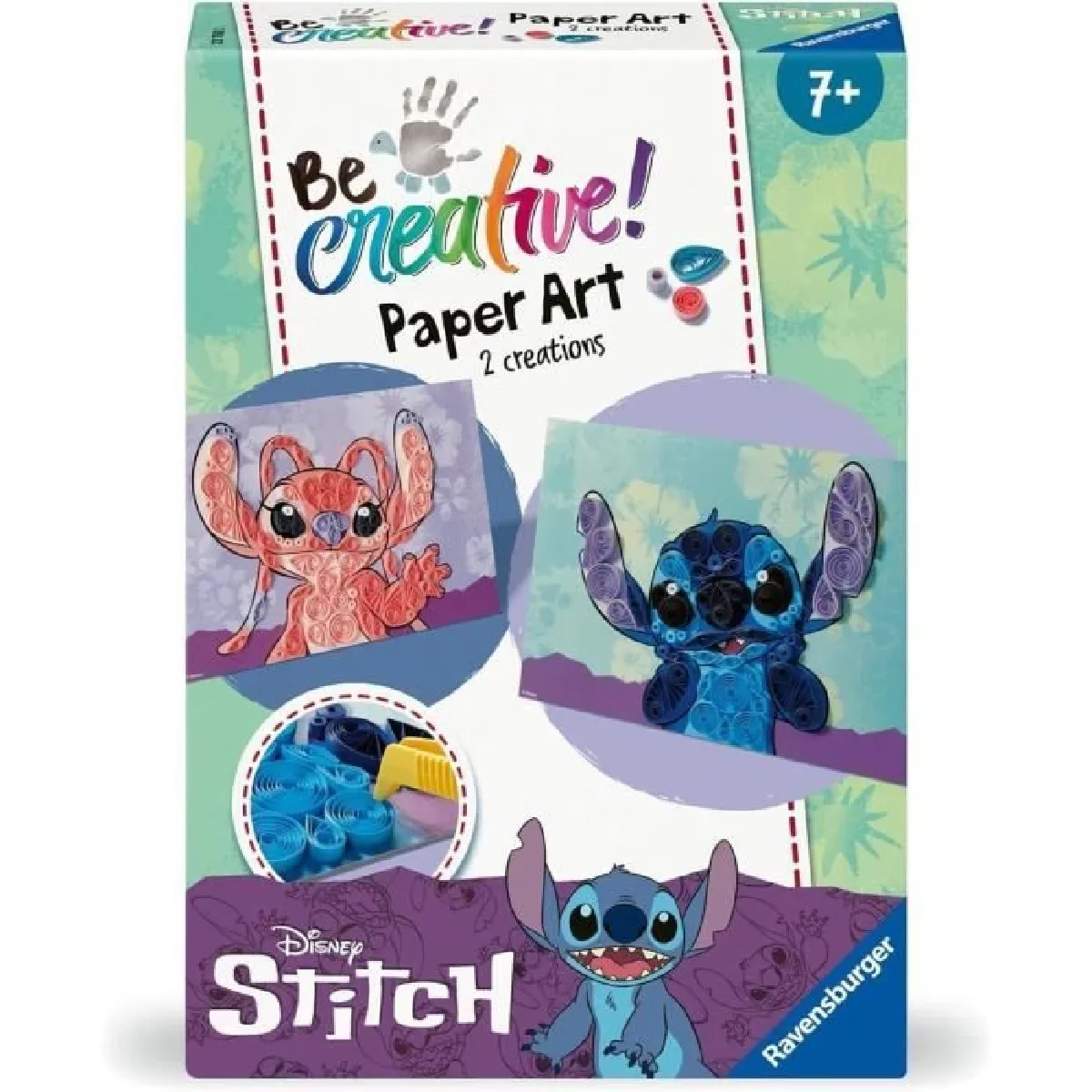 Papier Coloré : BE CREATIVE Quilling Stitch Ravensburger Jeux France - vue 2
