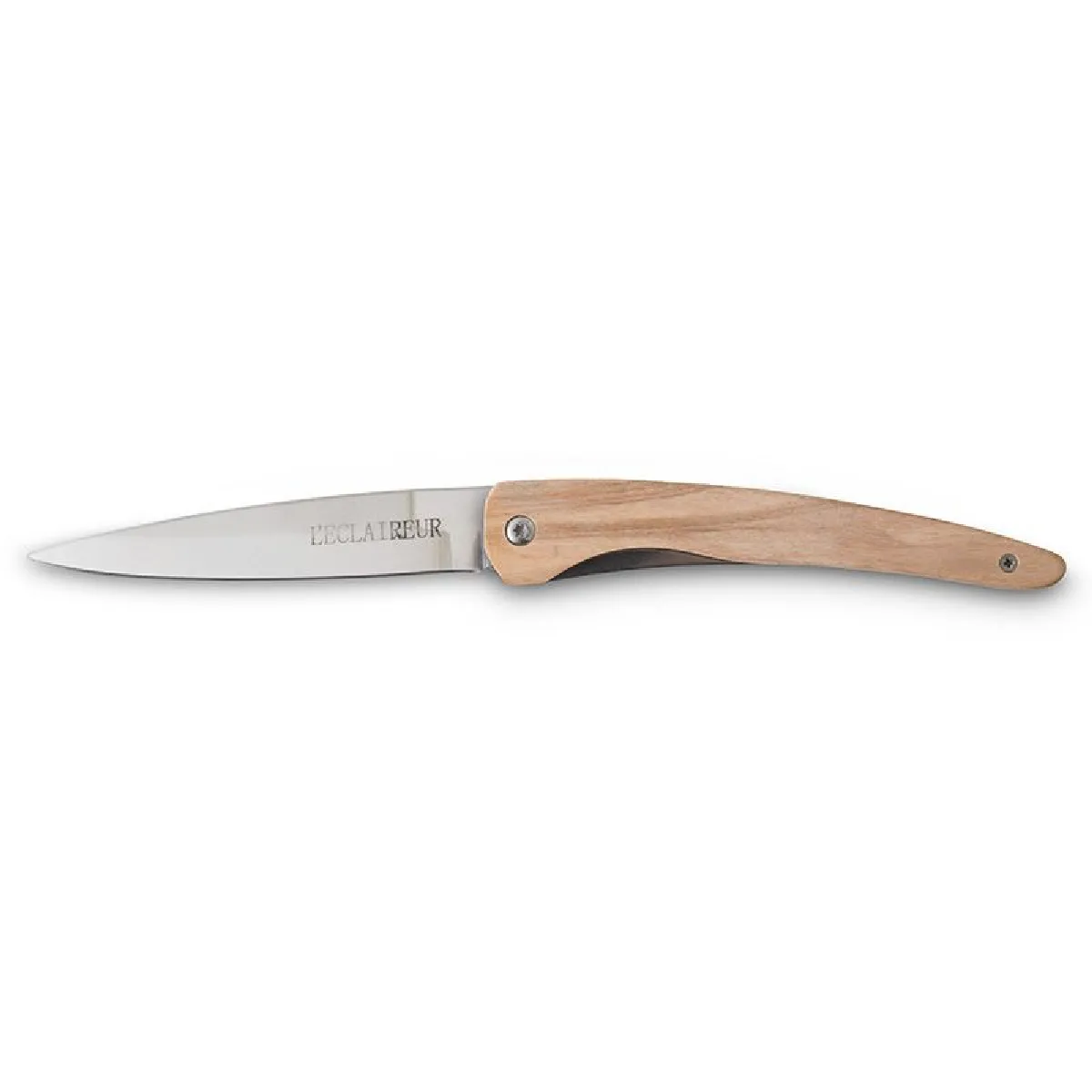 L'eclaireur couteau bois olivier
