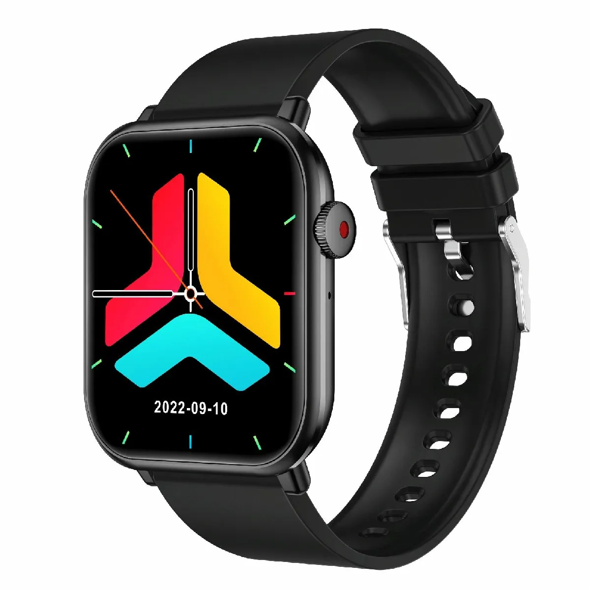 Yonis Noir Montre Connectée Bluetooth - 1,96 Pouces