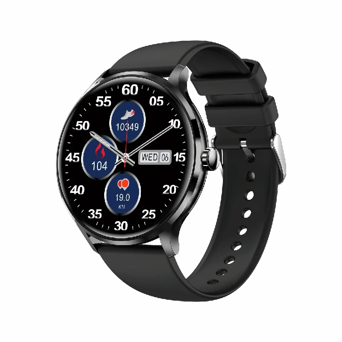 YONIS - Montre Connectée - Bluetooth - Cardio - Oxygène - Température - Noir - Image 2