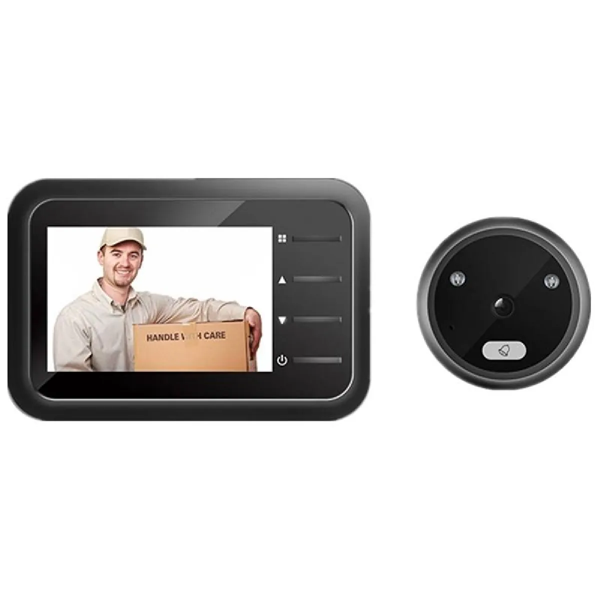 Yonis Interphone Vidéo Hd 2.4 Pouces Vision Nocturne