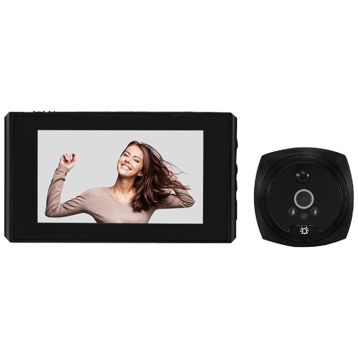 Yonis Interphone Vidéo Hd Vision Nocturne 4.5