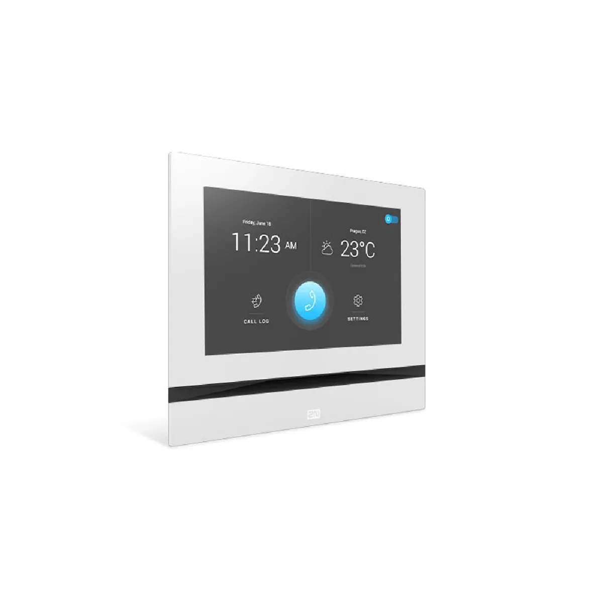 Non Communiqué Blanc Poste Vidéo Indoor View Avec Écran Tactile Hd - Image 3