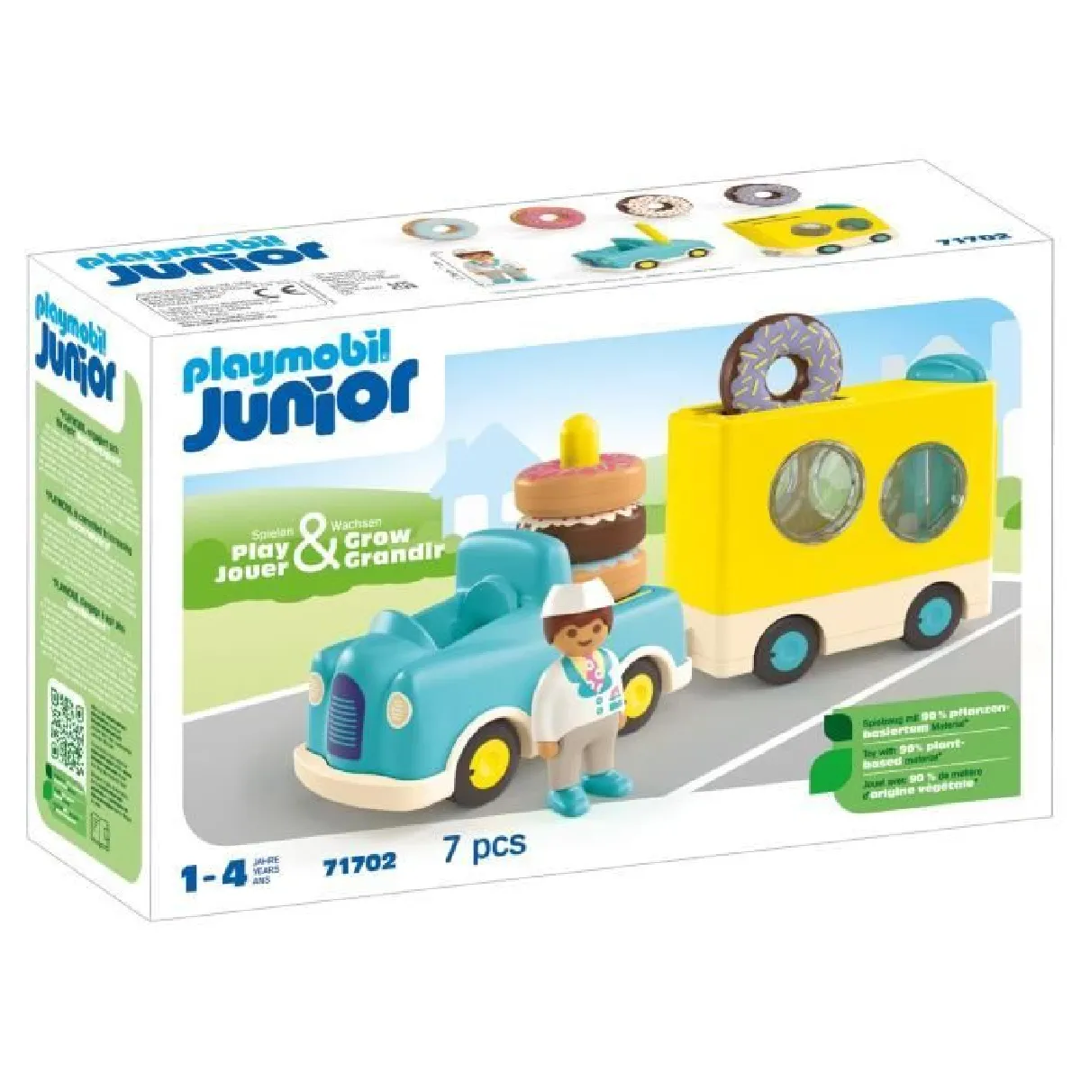 Playmobil Multicolore Jeux De Simulation Camion De Donuts - Image 2