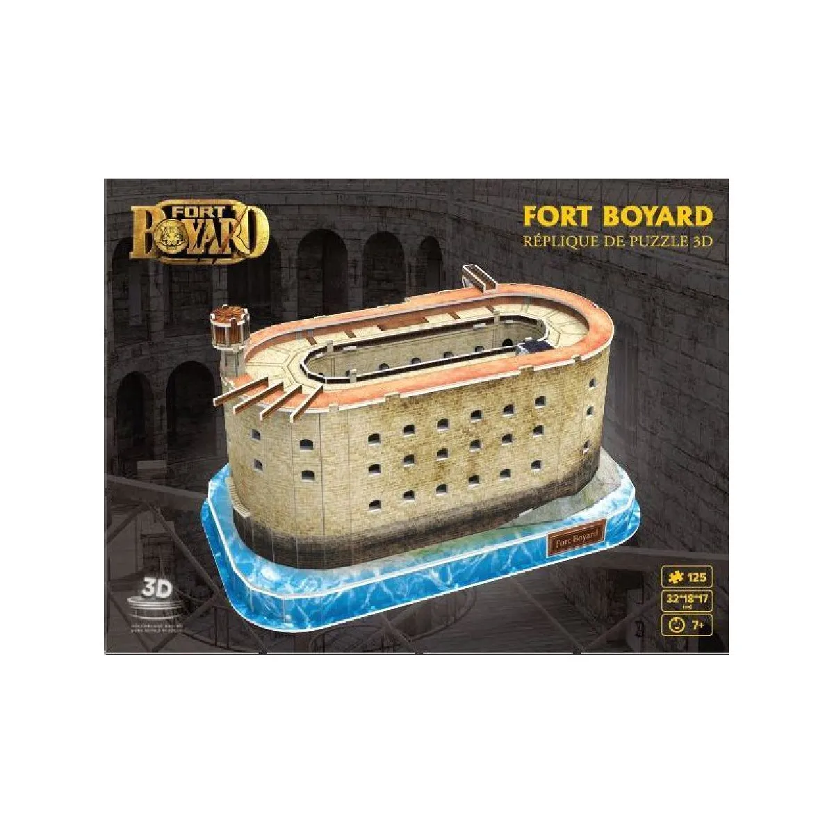 Megableu Puzzle 3D Fort Boyard - 125 pièces Megableu Puzzle 3D Fort Boyard - 125 pièces