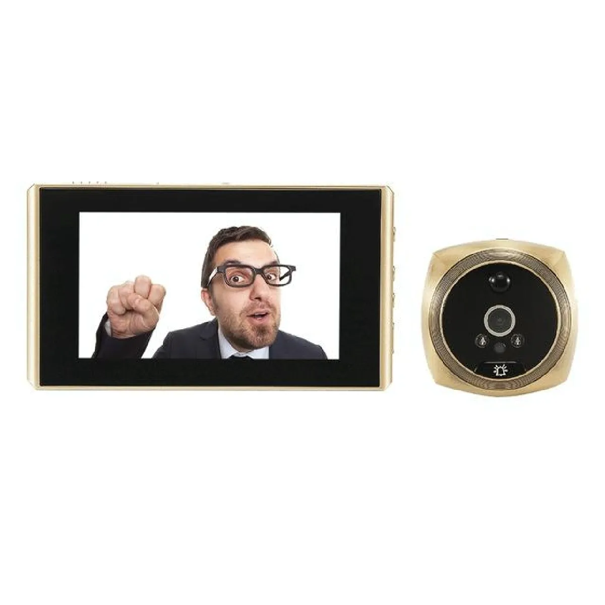 Yonis Interphone Vidéo Écran 4.3 Pouces Hd