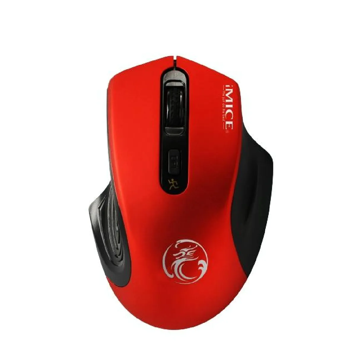Yonis Noire Souris Sans Fil 2,4 Ghz