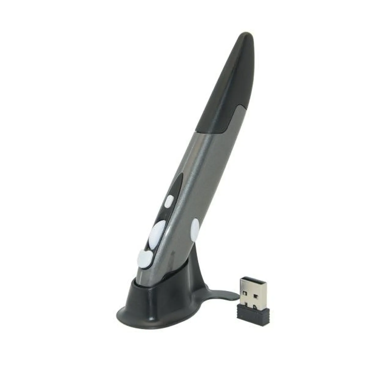 YONIS - Souris Stylo Optique Sans Fil - 1600 DPI - Gris - Image 2