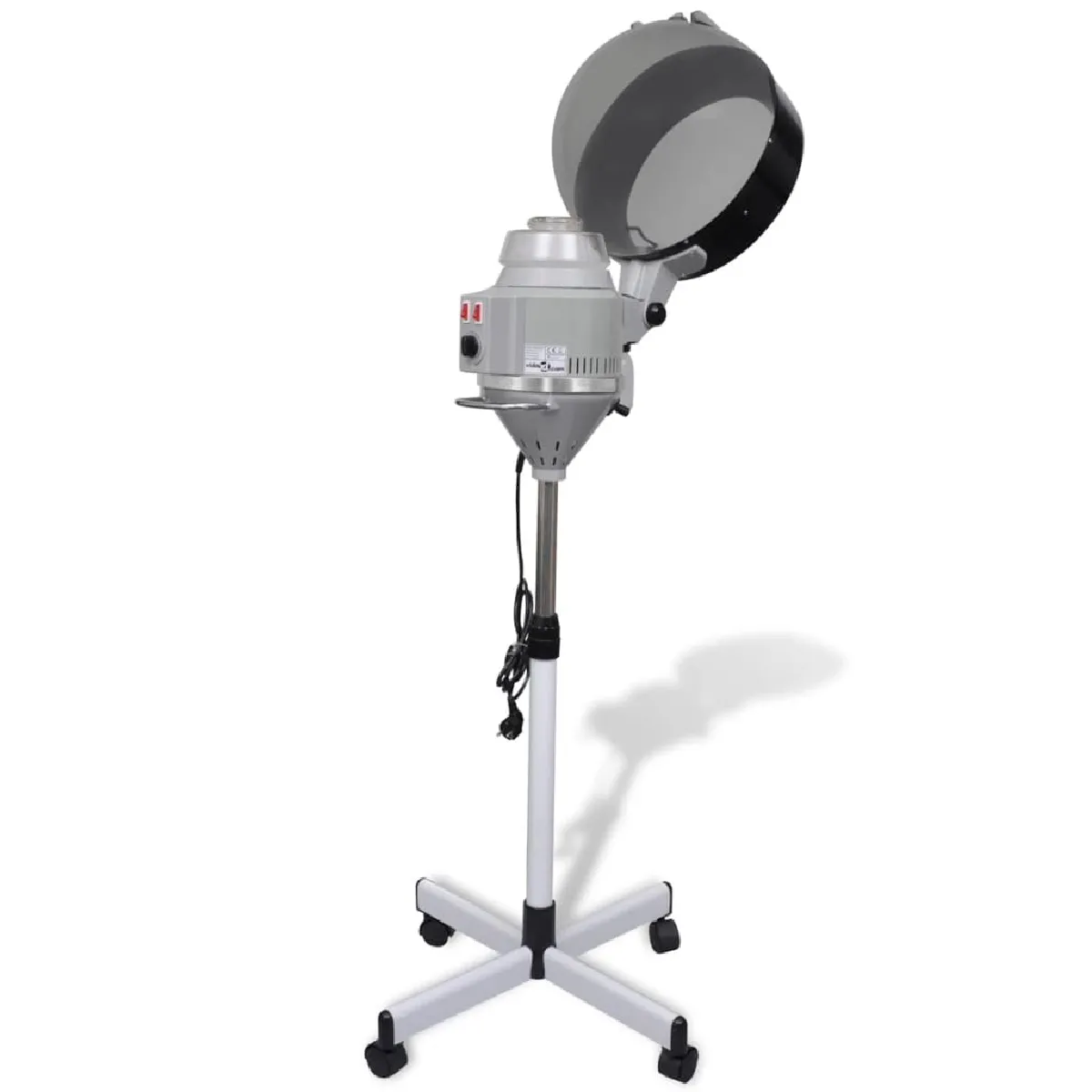 vidaXL Appareil à vapeur à cheveux de salon avec base roulante - vue 2