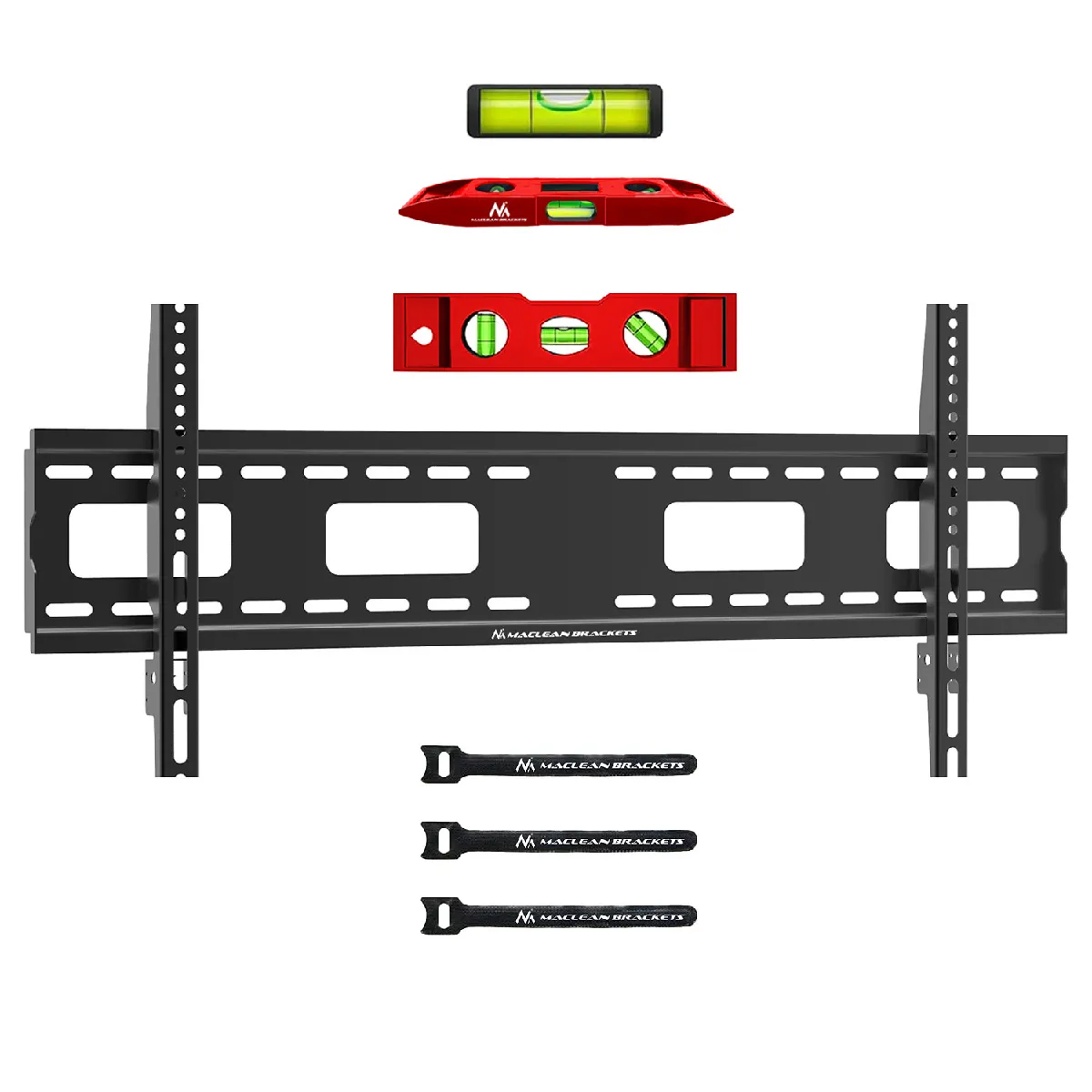 Maclean Support Mural Pour Tv - 120 Pouces