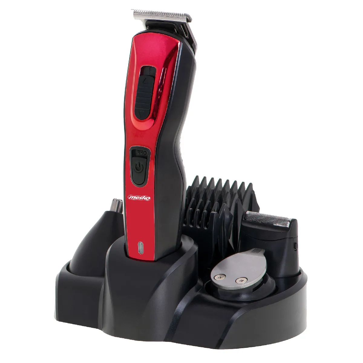 Mesko MS2931 Tondeuse &eacute;lectrique professionnelle rouge/noir