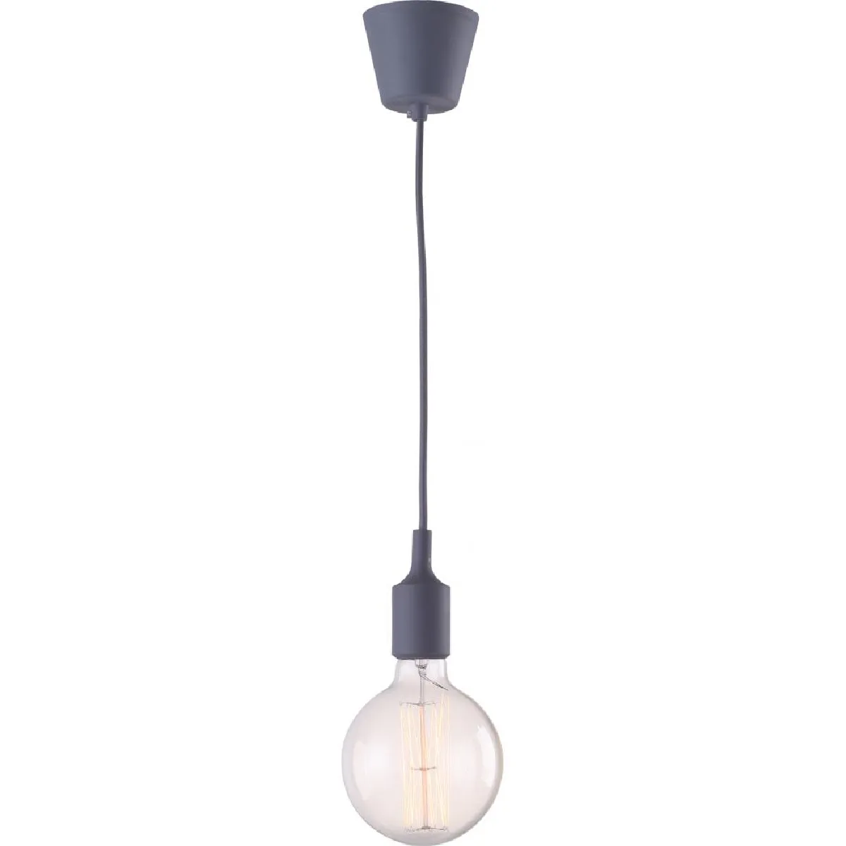 Lampe de plafond à vis - Suspension - Axel Gris Lampe de plafond à vis - Suspension - Axel Gris