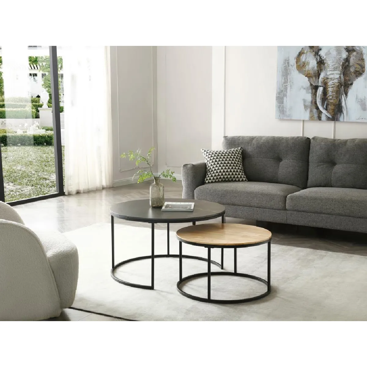 Comparer les prix de Vente-Unique Tables Gigognes JIEMBA