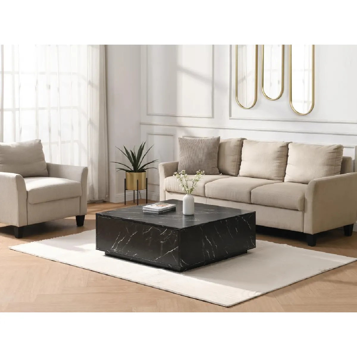 Meilleurs prix pour Pascal Morabito Table Basse ANTRIM