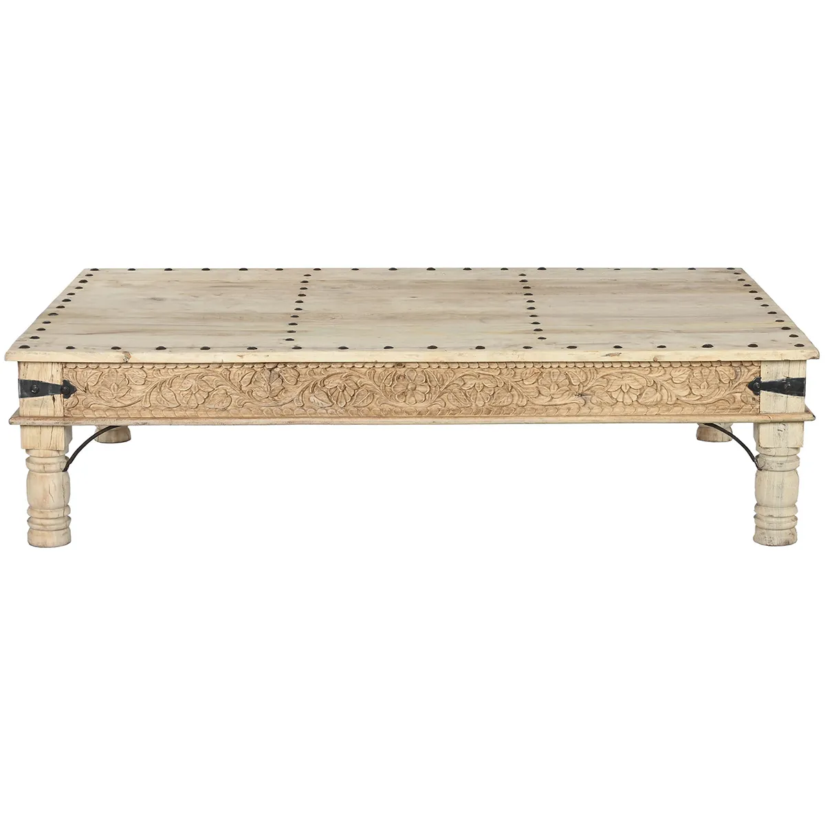 Meilleurs prix pour Pegane Table Basse Bois Sculpté