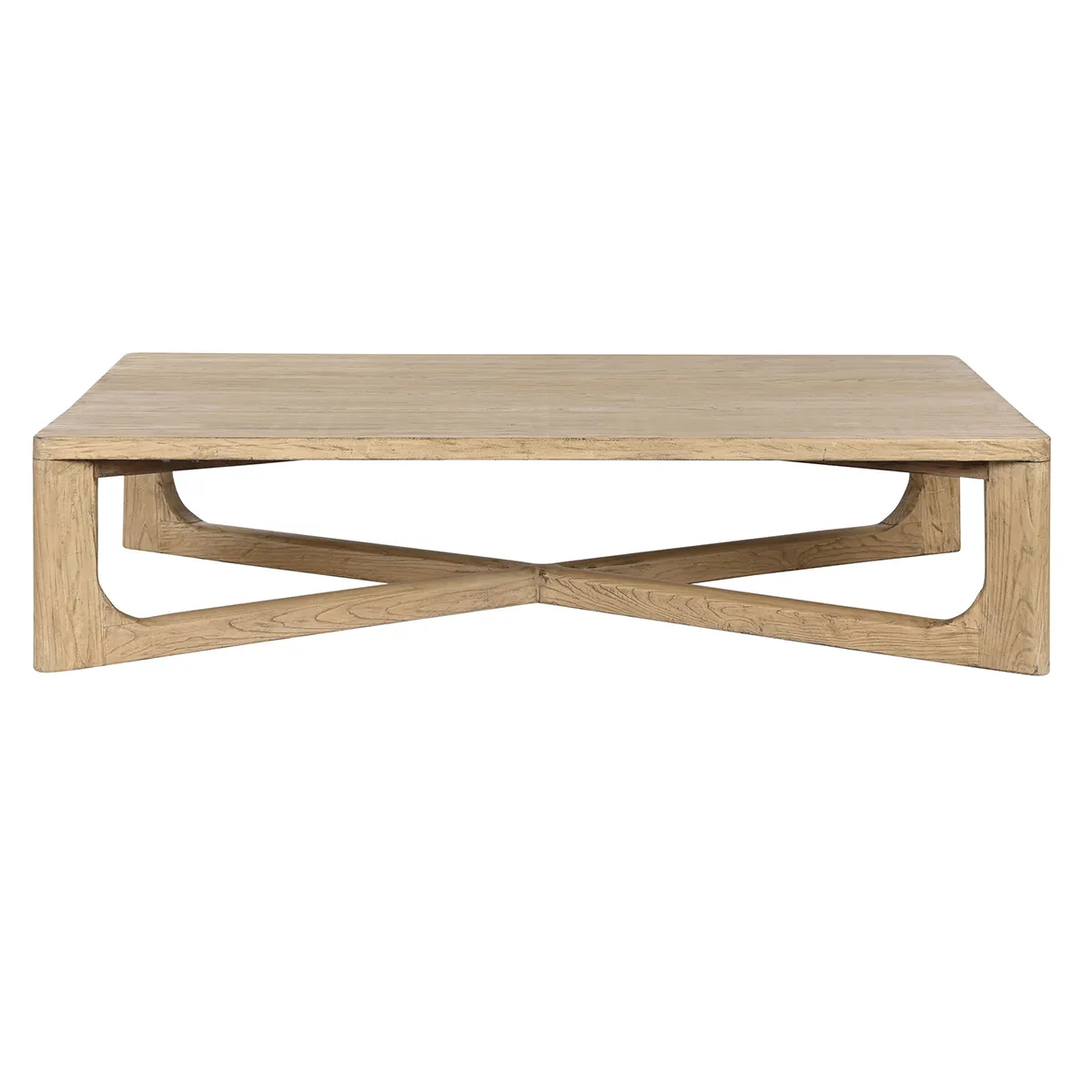 Comparer les prix de Pegane Table Basse Rectangulaire Bois Naturel