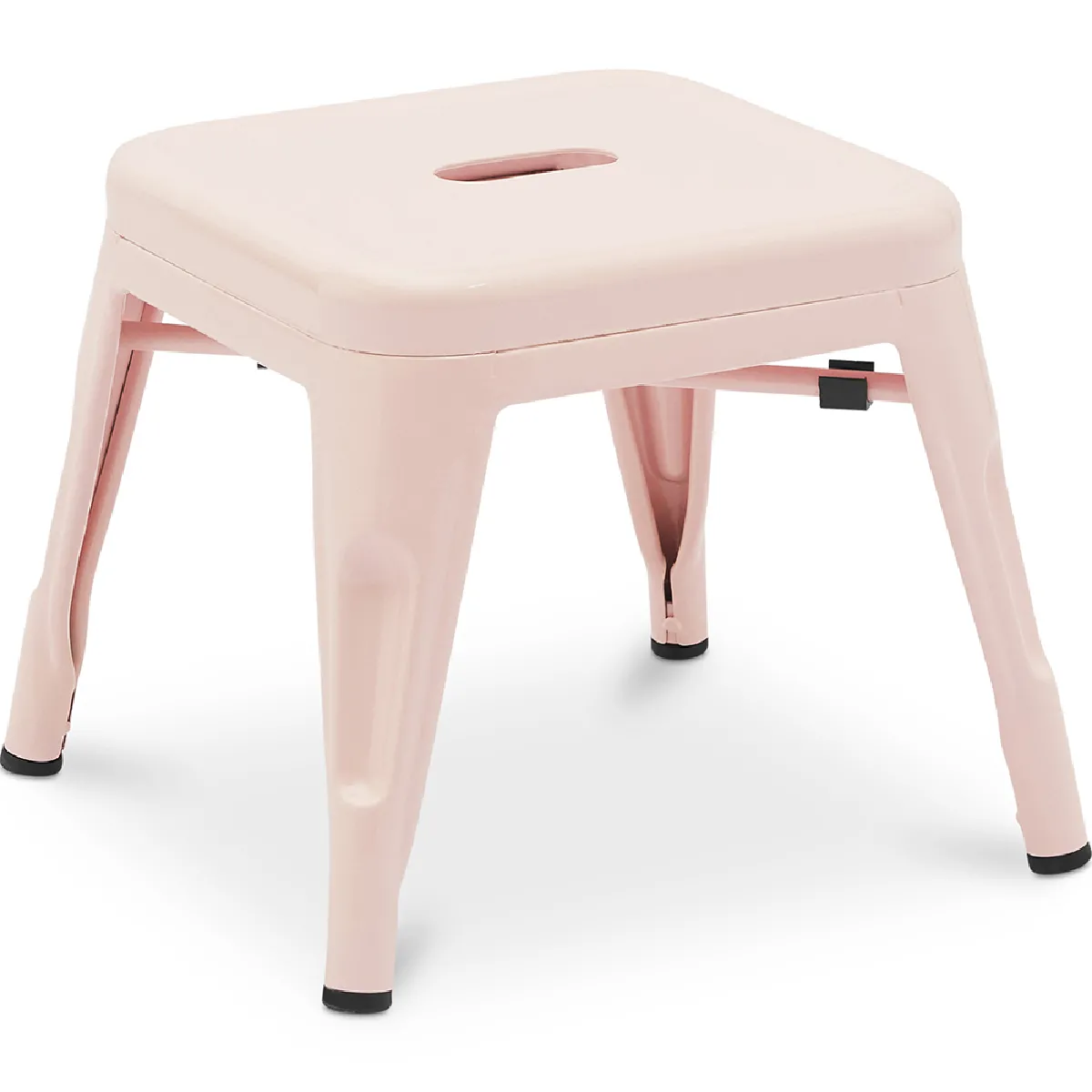 Tabouret pour enfant Stylix Design industriel en Métal - Nouvelle édition Rose