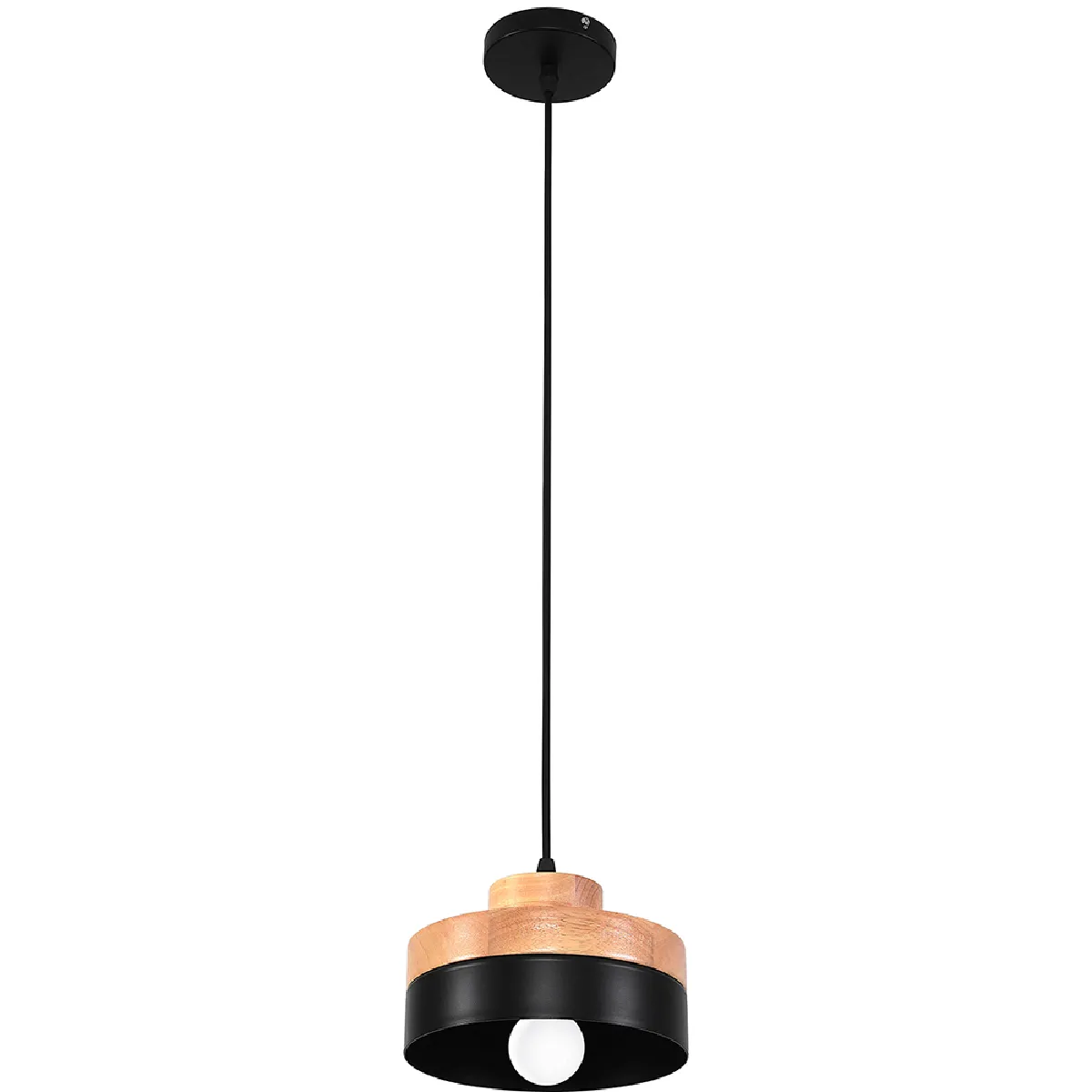 Lampe de plafond - Lampe suspendue de style scandinave - Eigil Noir