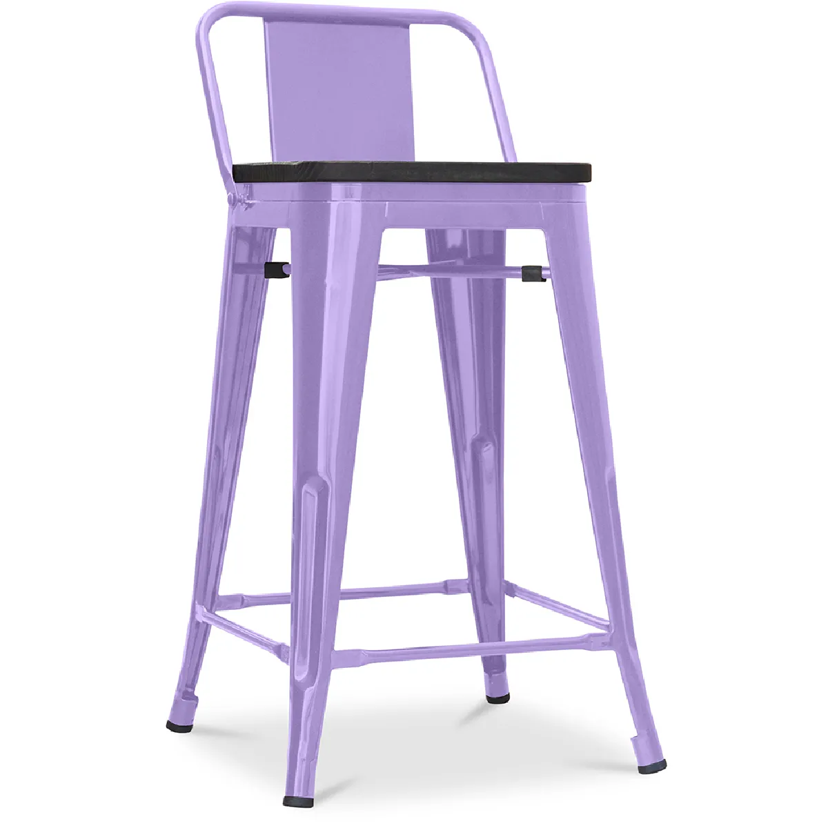 Iconik interior Tabouret de bar industriel - Violet
