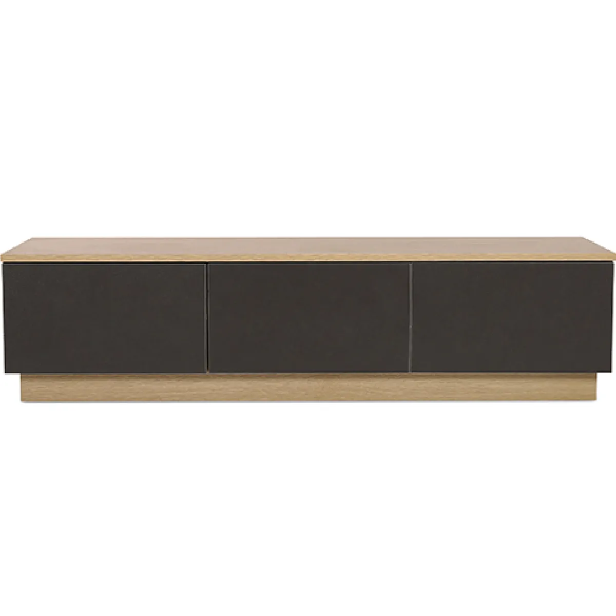Meuble TV en Bois - Design Scandinave - Aura Gris Meuble TV en Bois - Design Scandinave - Aura Gris