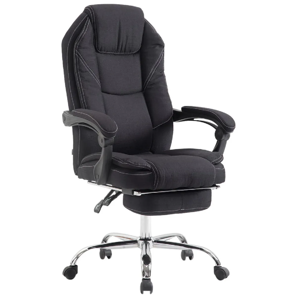 Decoshop26 Fauteuil de bureau tissu - vue 4