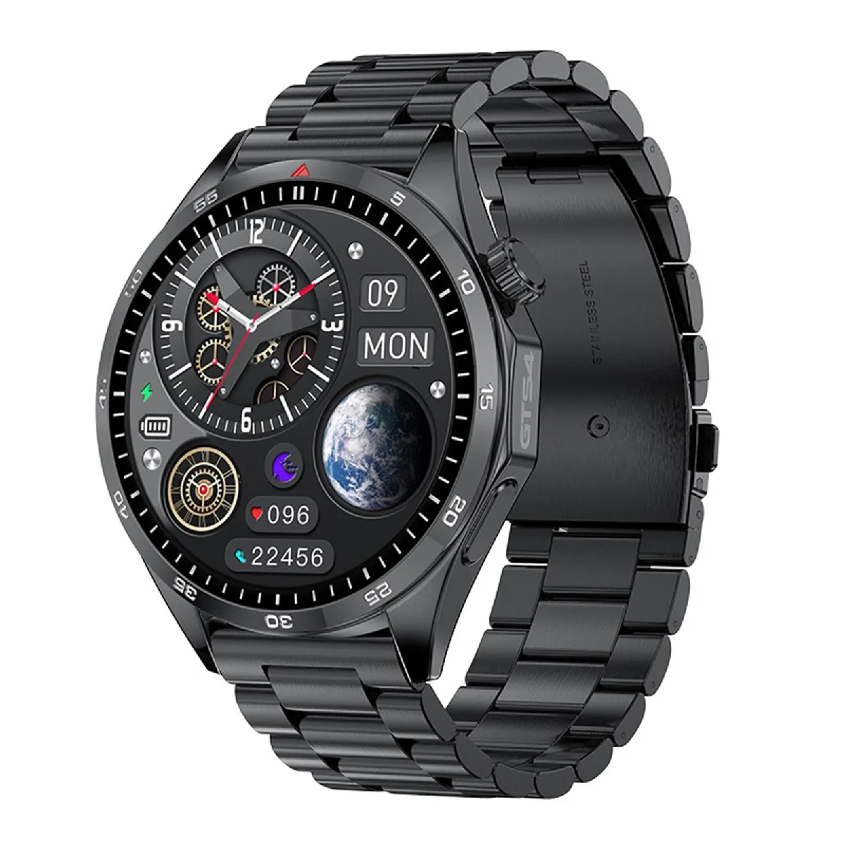 YONIS - Montre Connectée - 1.5 Pouces - Bluetooth - Argent - Image 2