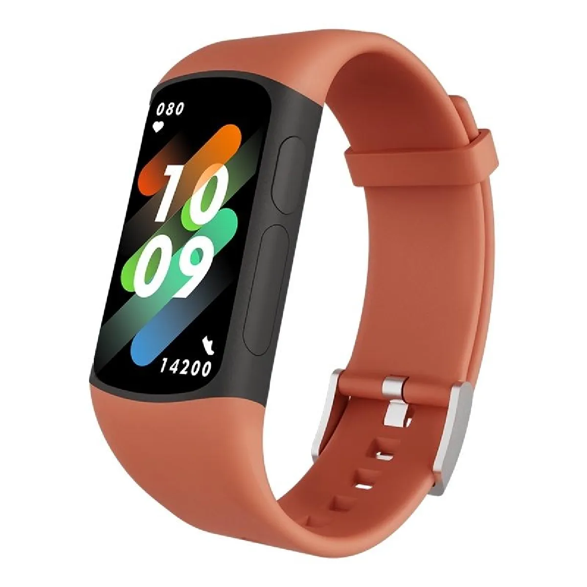 YONIS - Montre Connectée - Appels Bluetooth - Suivi Santé - Orange - Image 2