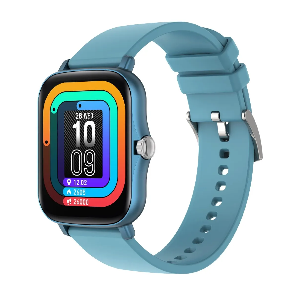 Yonis Bleu Montre Connectée Écran Tactile - 1,69 Pouces