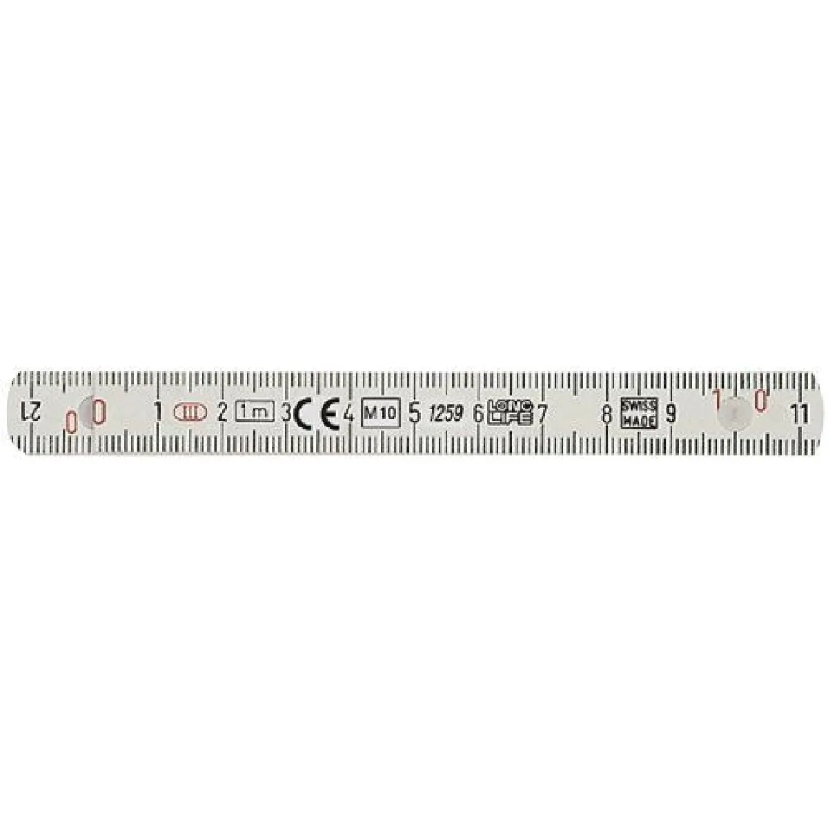 Wiha Noir Mètre Pliant 27062 27062 1 M Polyamide - Image 4