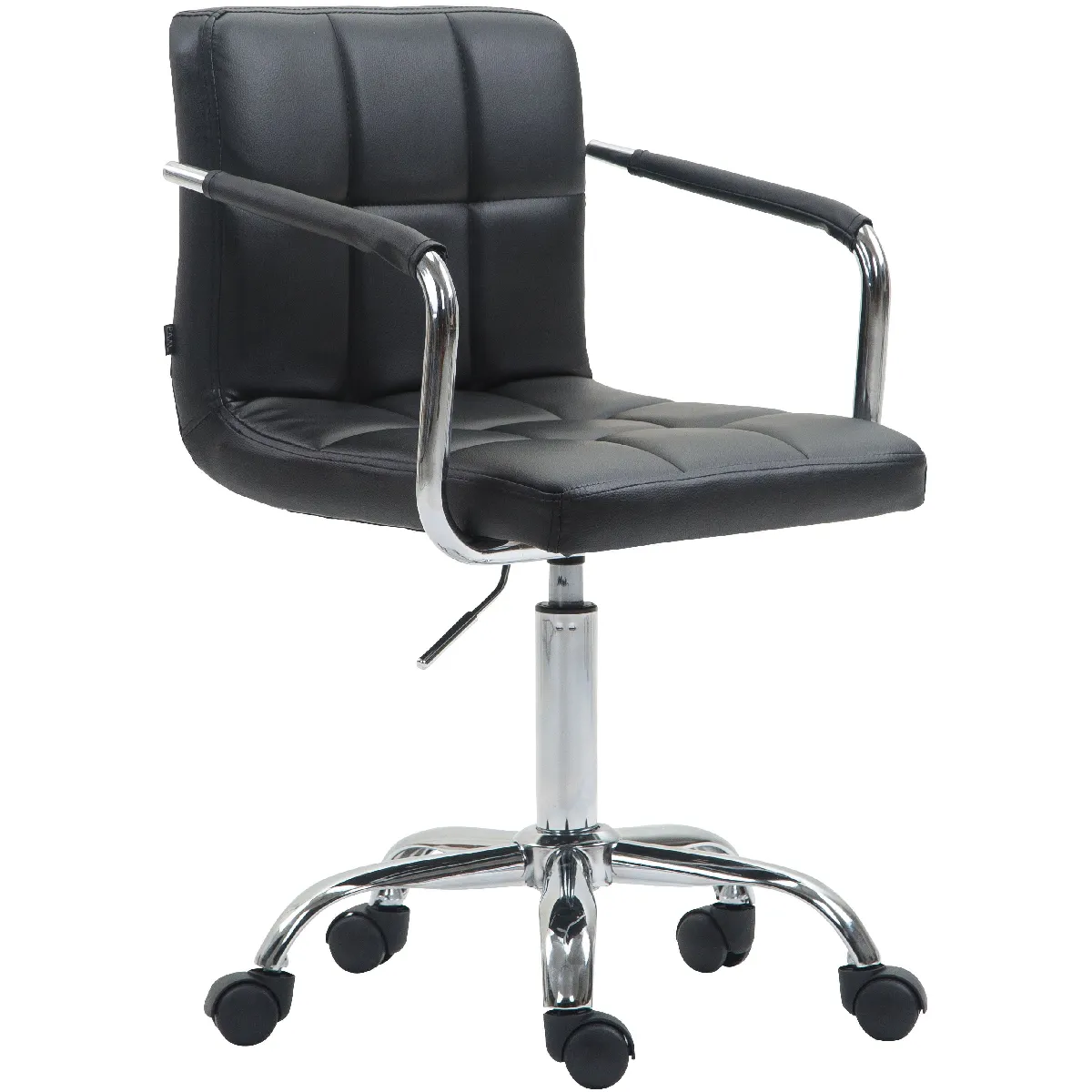 Decoshop26 Fauteuil de bureau - Noir