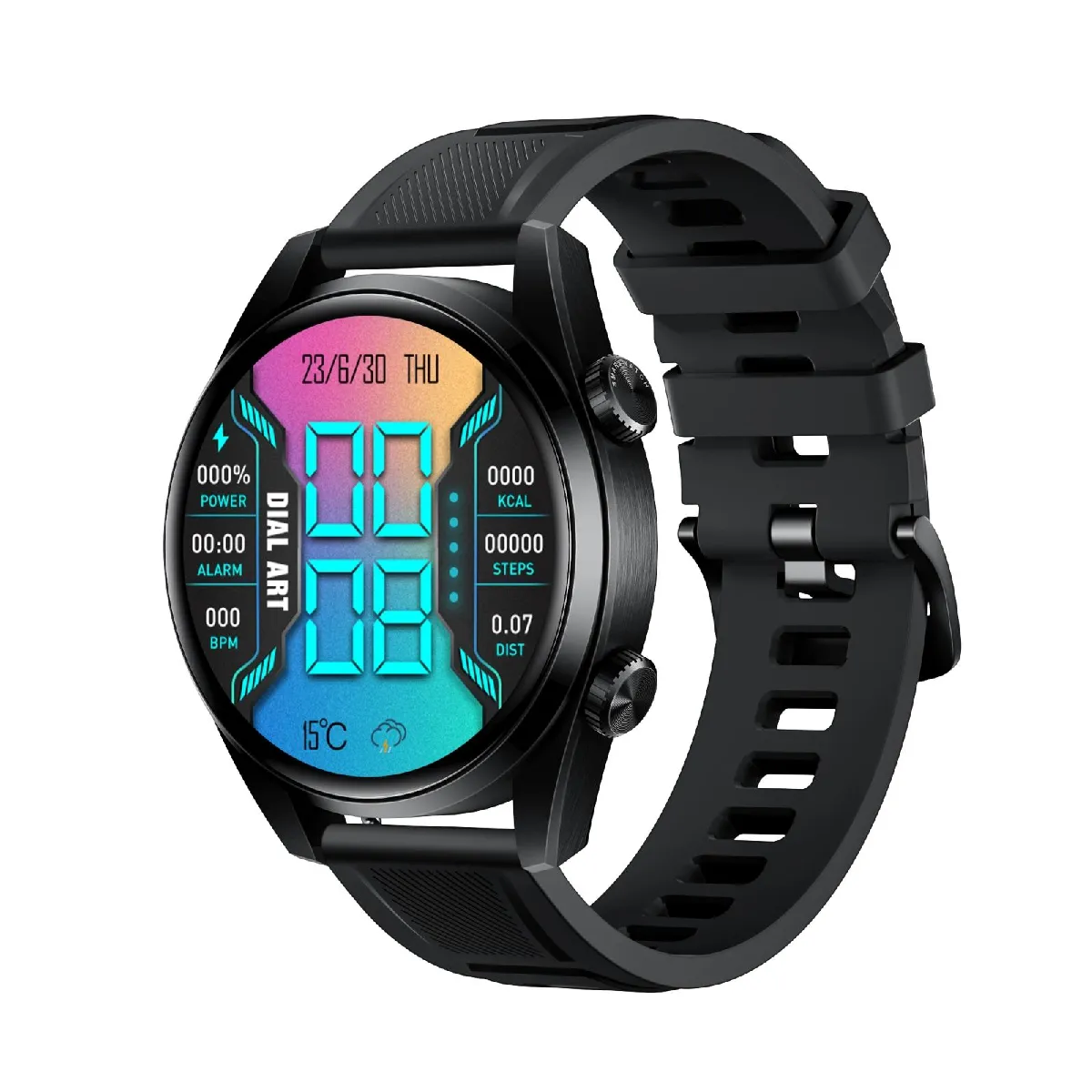 Yonis Noir Montre Connectée Sport Ip67 Bluetooth Santé
