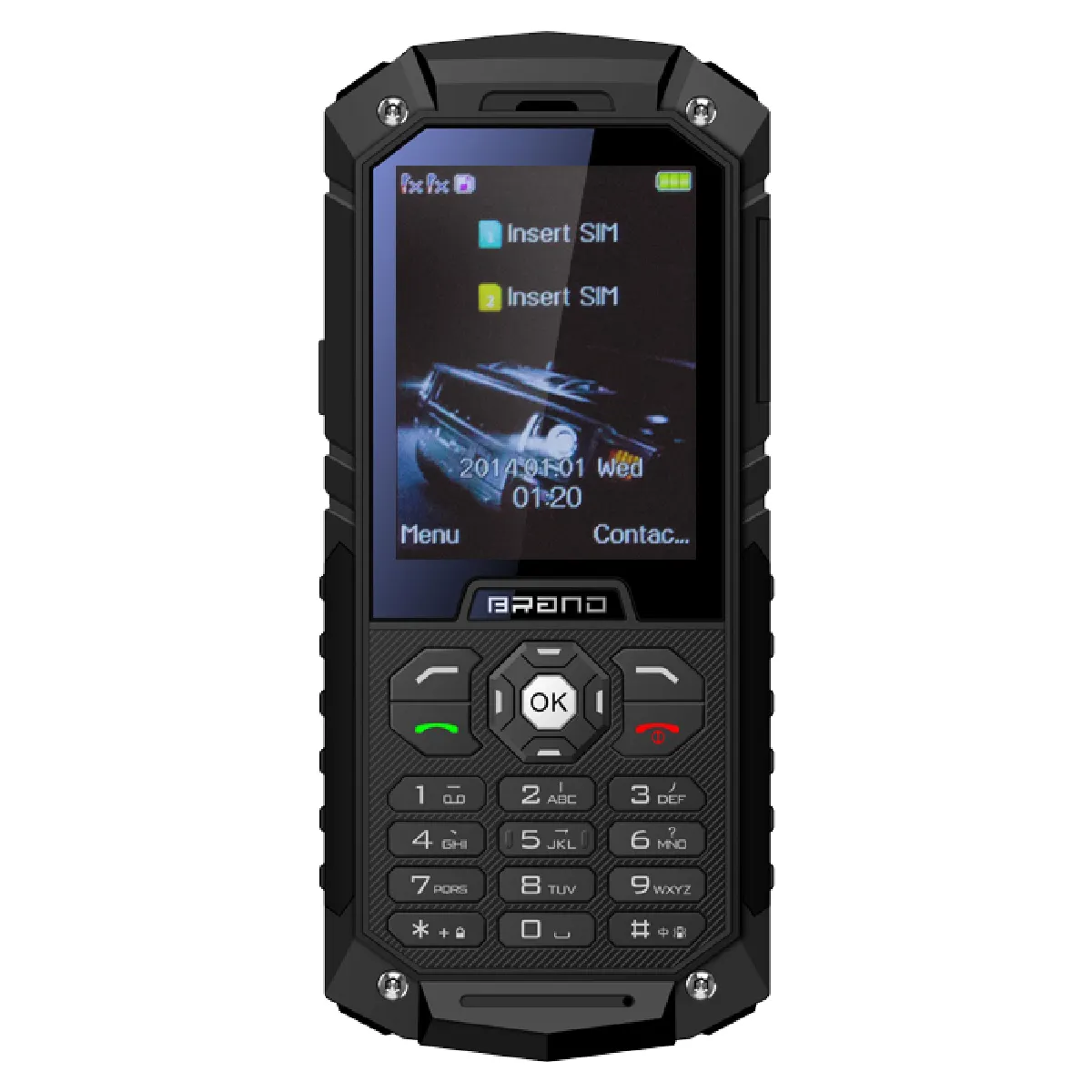 Yonis Noir Téléphone Portable