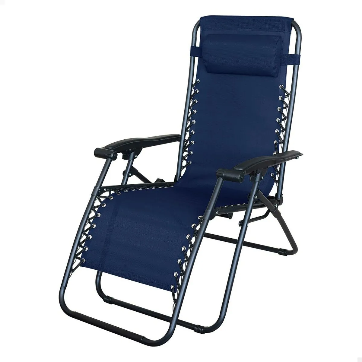 Aktive Chaise longue pliable - Bleu Aktive Chaise longue pliable - Bleu