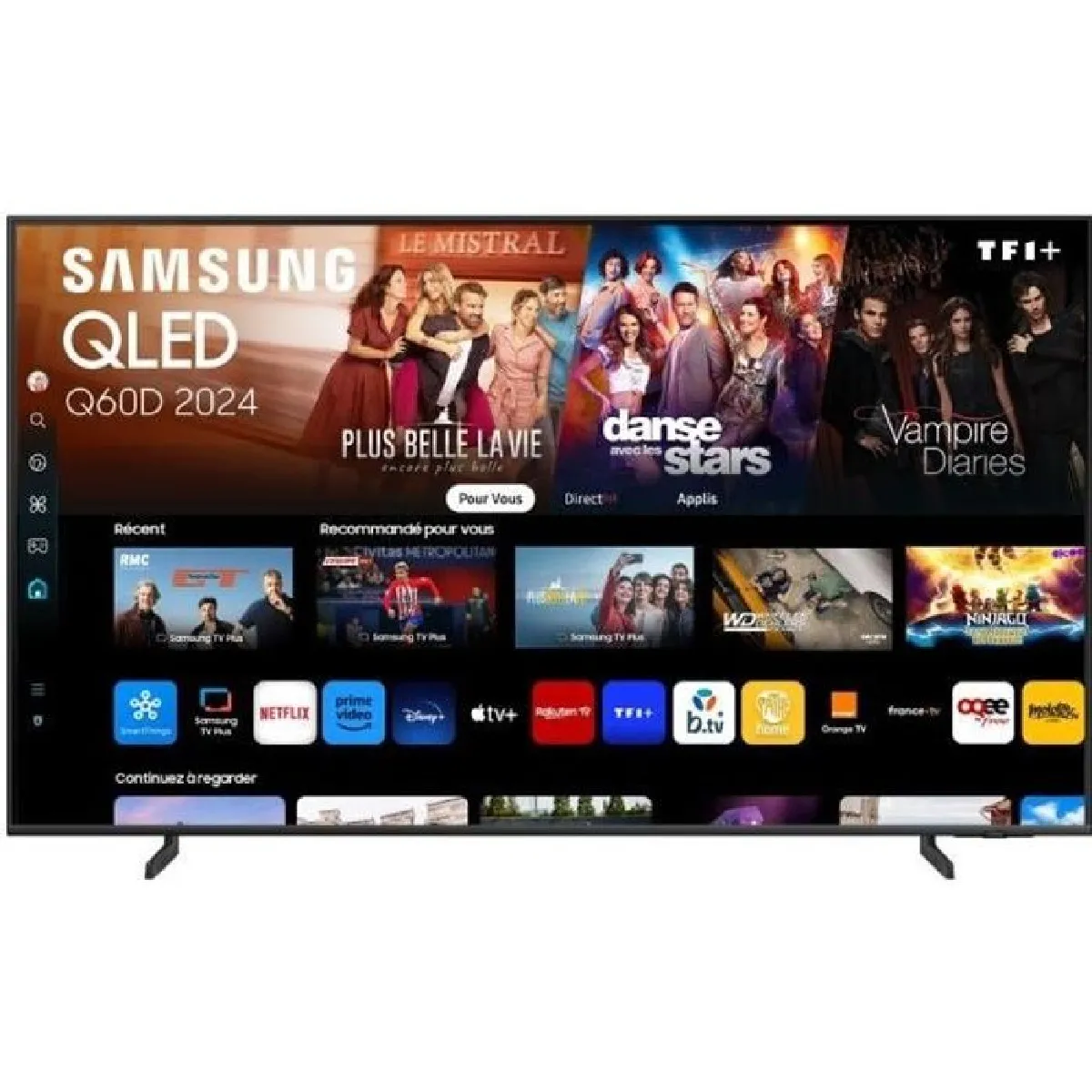 Tv Qled 4k 55'' 139 Cm 55q60d Samsung - vue 2