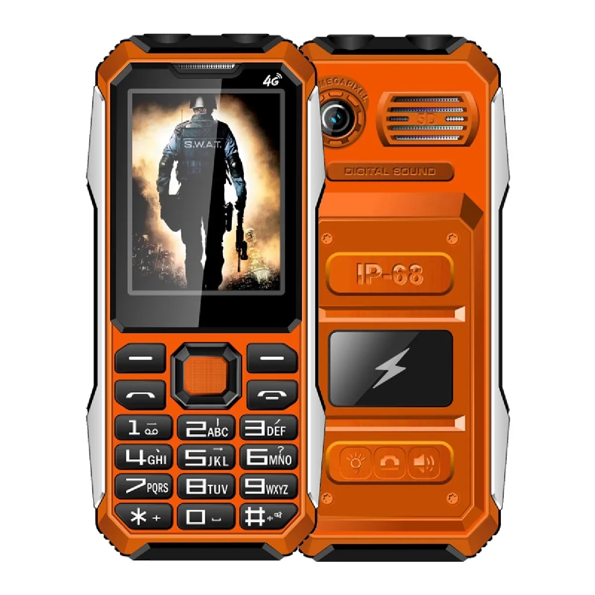 Yonis Orange Téléphone Portable