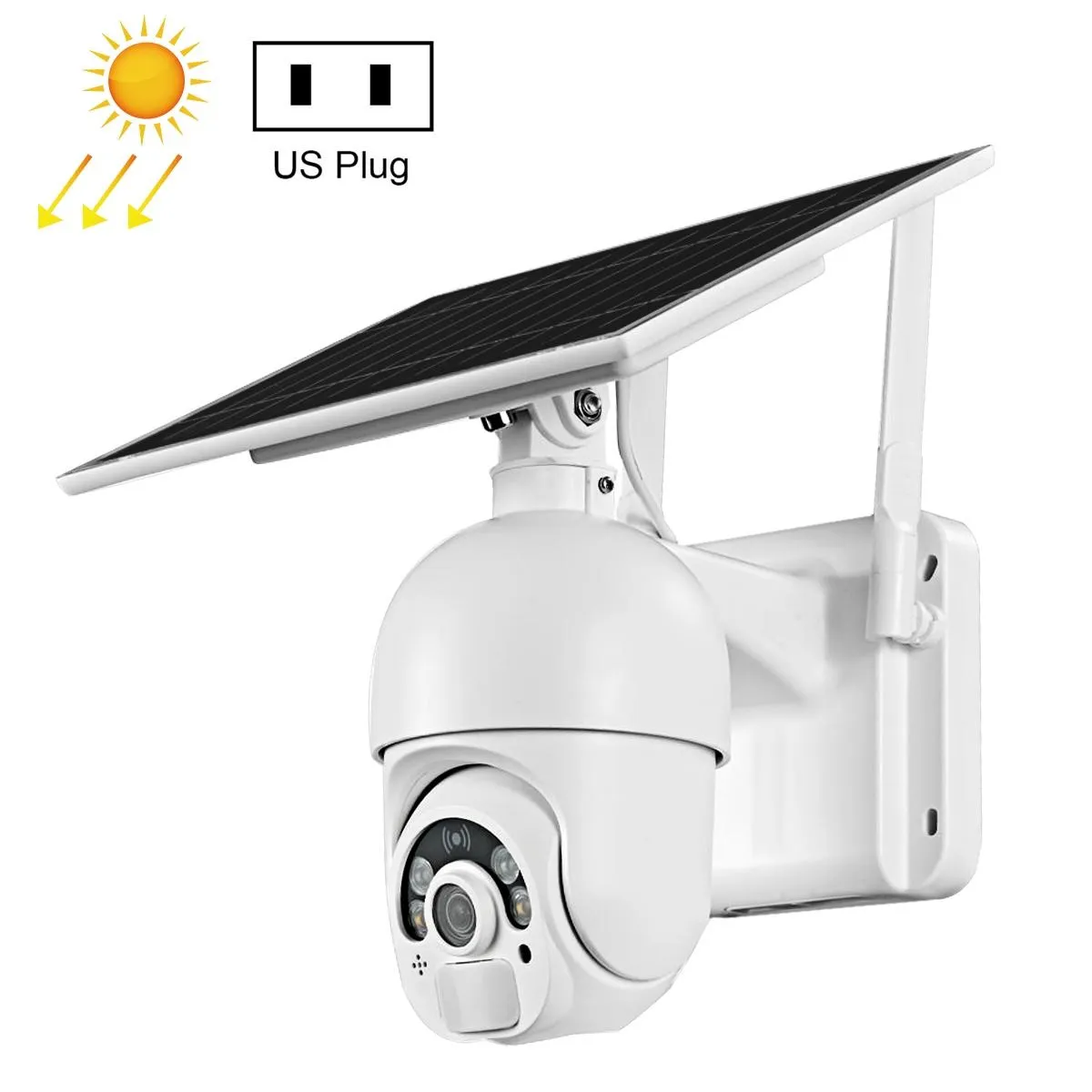 Yonis Caméra Solaire 4G Full Hd Batterie Vision Nuit Détection App Android Ios - Image 2