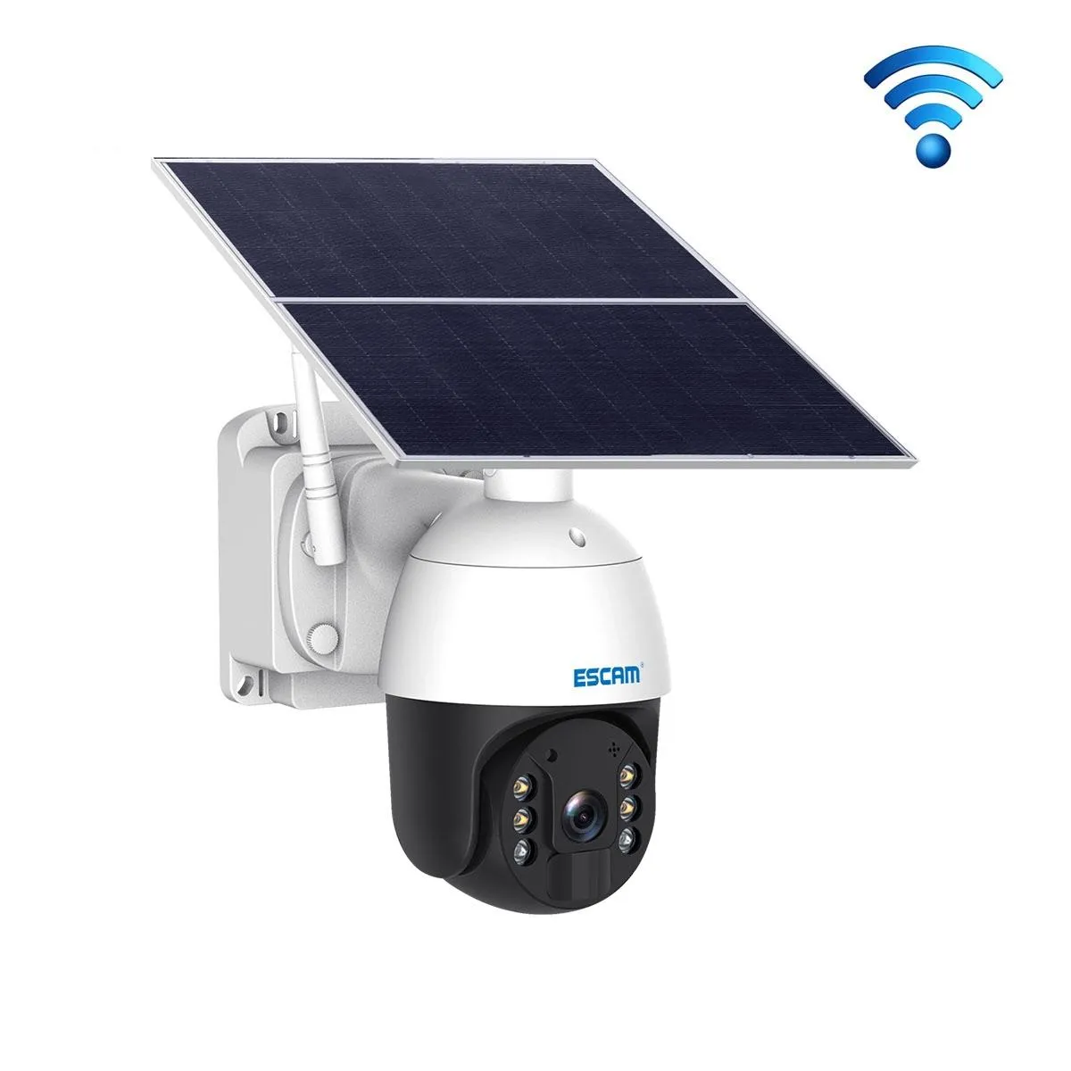 Yonis Camera Surveillance Hd 3Mp Wifi Solaire Ip66 Vision Nocturne 24/7